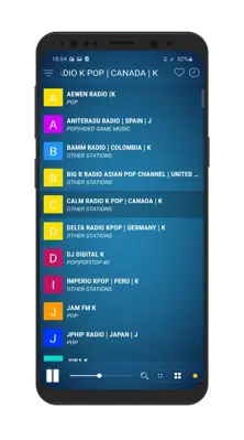 Radio Kpop android App screenshot 2