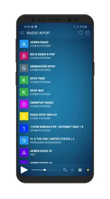 Radio Kpop android App screenshot 4